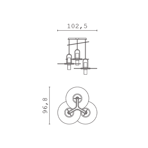 Lampadario Trinity - Image 3